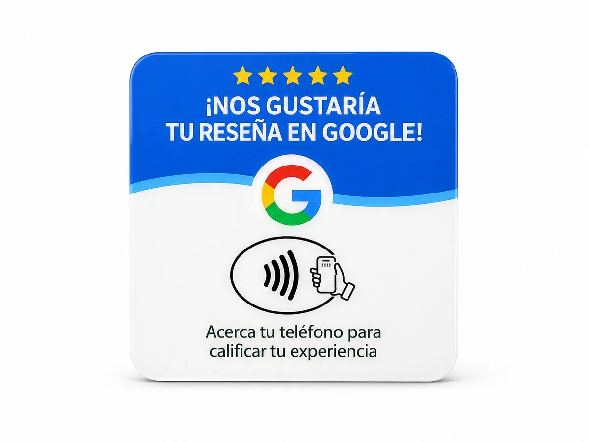 Placa de Reseñas Google Puntúa